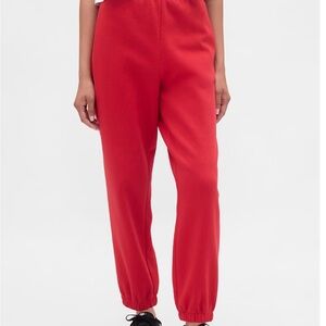 Gap High Rise VintageSoft Joggers - Modern Red